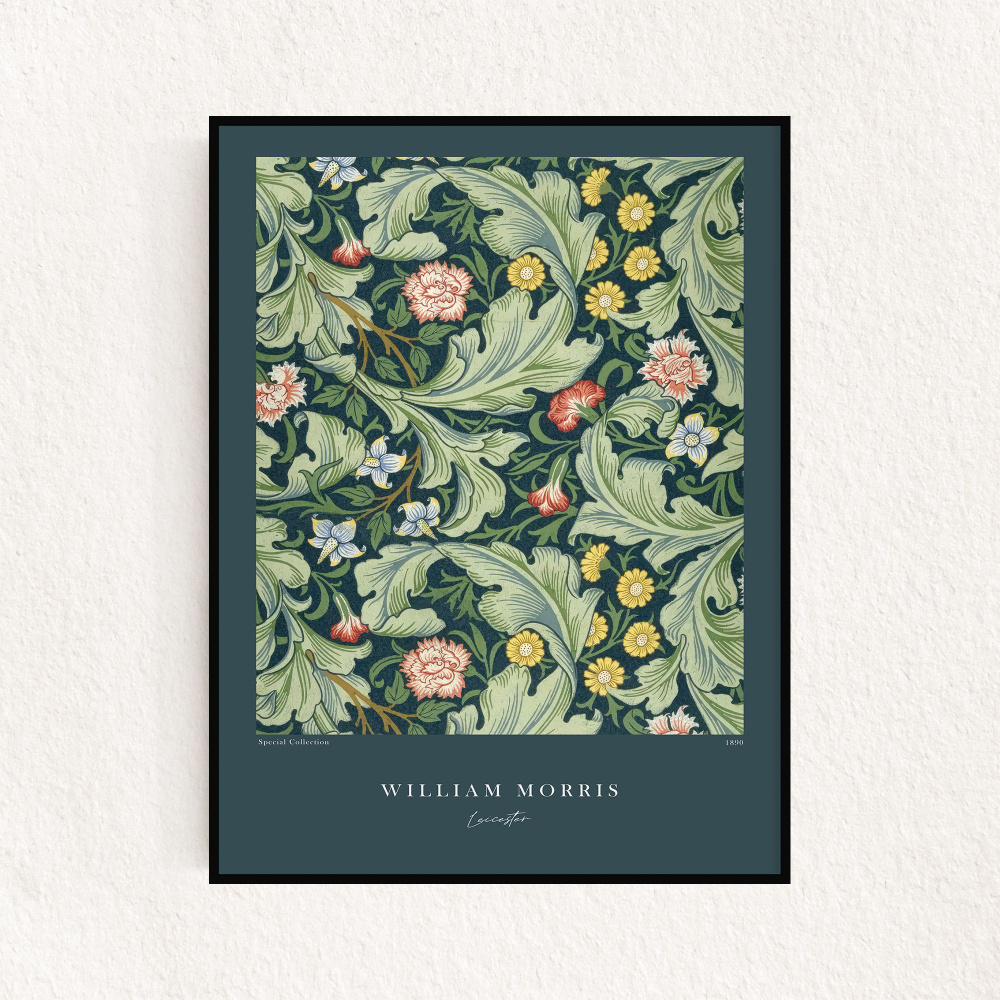 Постер "William Morris - Leicester" 21х30см #1