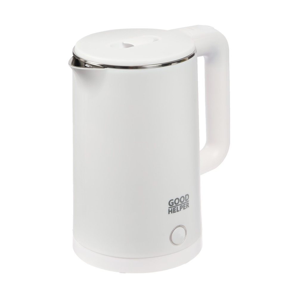 Чайник электрический GOODHELPER KPS-187C, пластик, колба металл, 1.85 л, 1500 Вт, белый  #1
