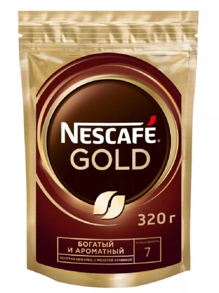 Кофе растворимый Nescafe Gold, 320г #1