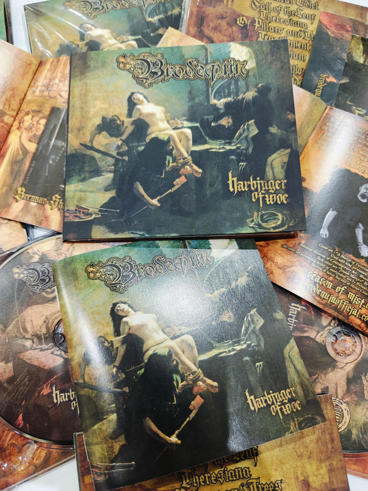 BRODEQUIN Harbinger Of Woe Digipack CD #1