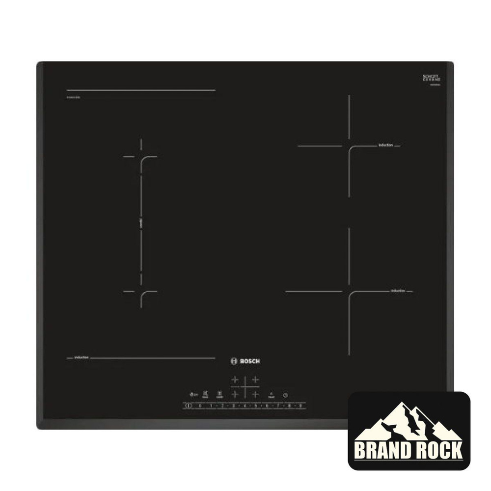 Bosch Индукционная варочная панель PVS611FB5E, черный #1