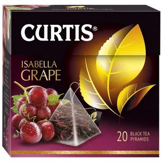 Чай CURTIS "isabella grape" 2 шт. по 20 пирамидок. #1