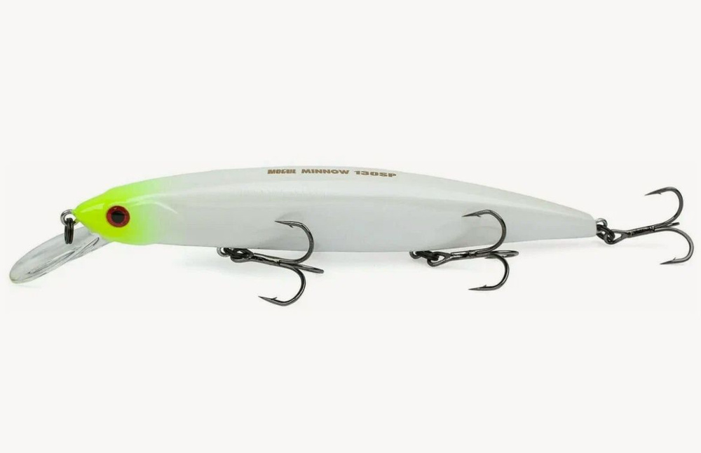 Воблер Bassday MOGUL MINNOW 130SP вес: 22.6g Цвет #P-433 Pearl Shad/Lame #пассивныйхищник  #1