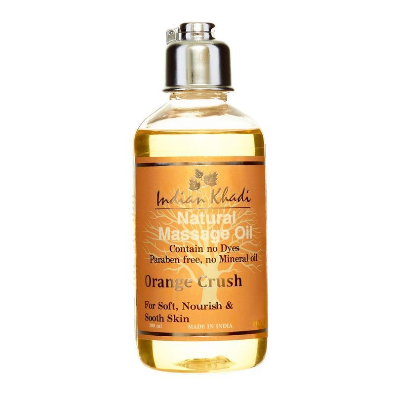 Массажное масло Индийское для тела Апельсин Naturаl Massage oil Orange Crush INDIAN KHADI, 200мл  #1