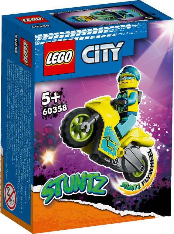 Lego City Трюковый кибер-мотоцикл #1