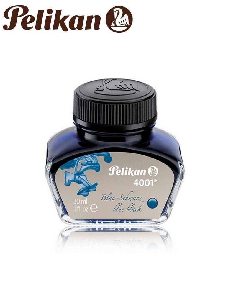 Чернила Pelikan во флаконе 30 мл. Тёмно-синие. Blue-black 4001 Fountain pen Ink  #1