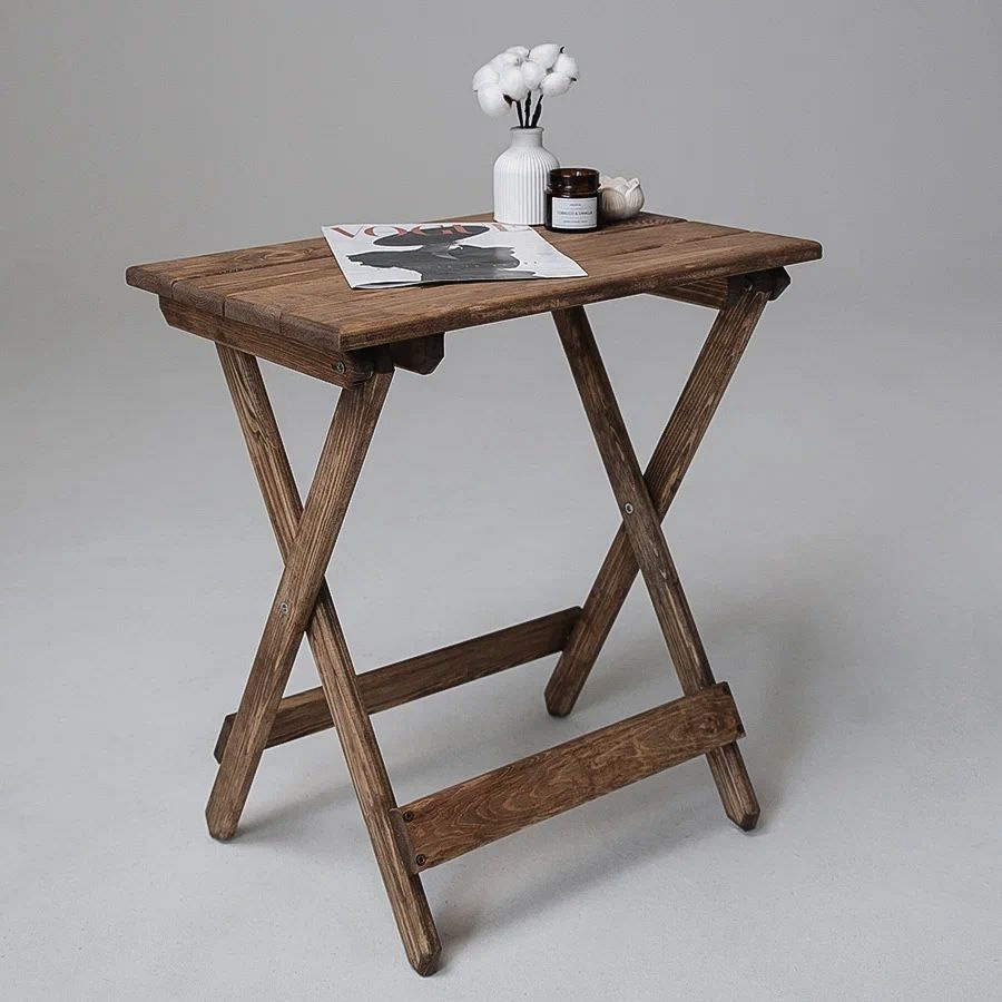 SOGO Складной стол для сада,Сосна 36х56х62 см #1