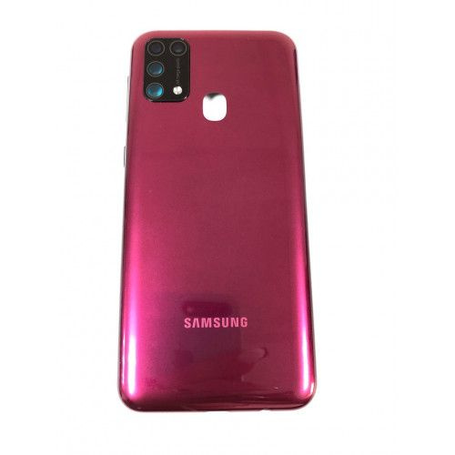 Крышка корпус Samsung M31 M315 красная хорошее качество #1