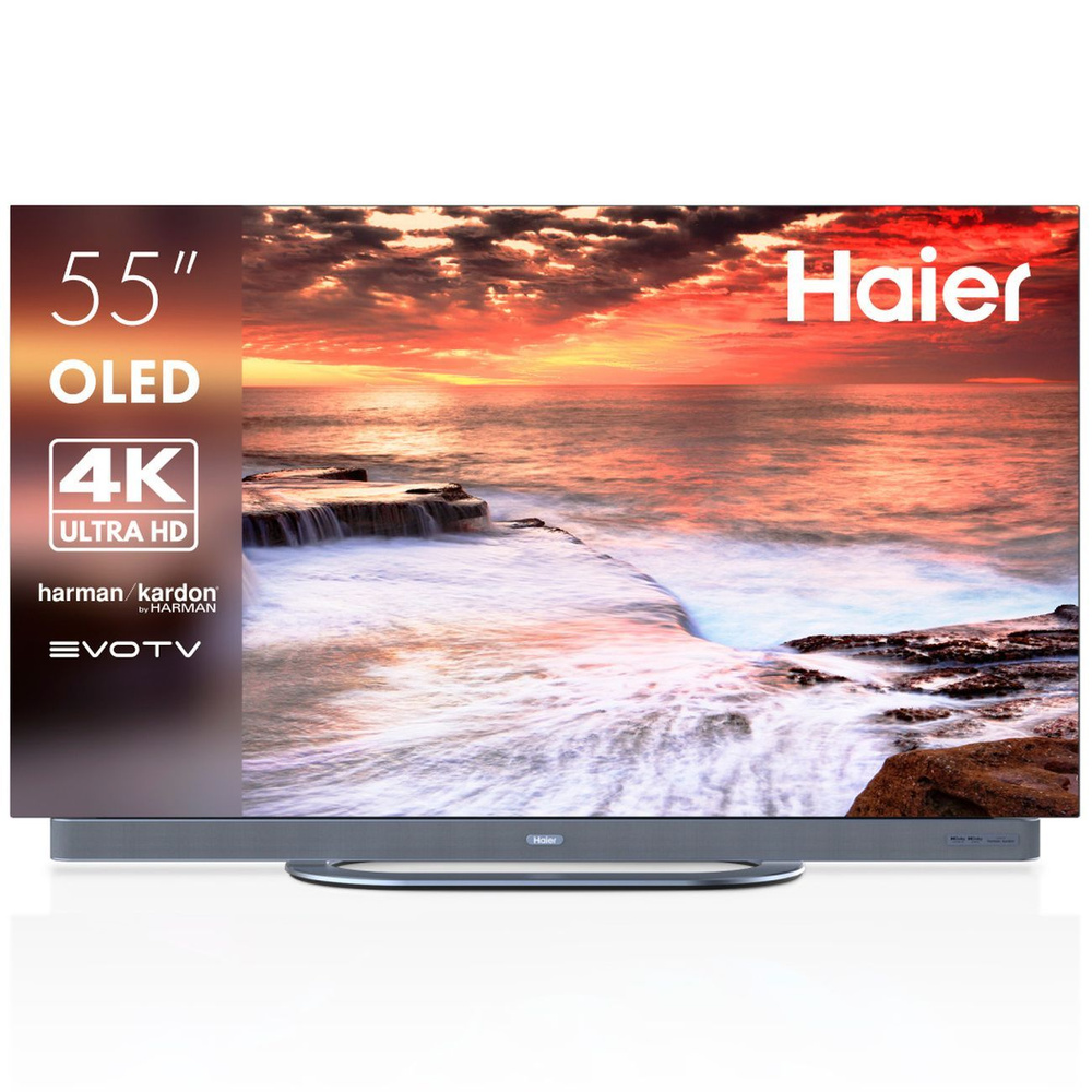 Haier Телевизор 55", серый, черный #1