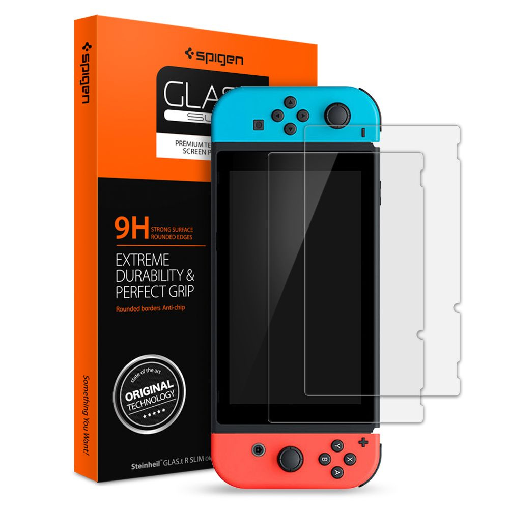 Защитное стекло SPIGEN для Nintendo Switch Glass tR SLIM Прозрачный 2 шт R01GL21523  #1