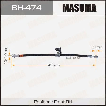 Шланг тормозной "Masuma" BH-474 H- OEM_01464-S0A-942 front ACCORD, TORNEO RH #1