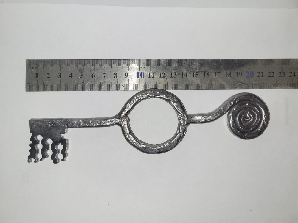 Ключ кованый для отливки воском / ручной работы/ ключ от всех дверей.  #1