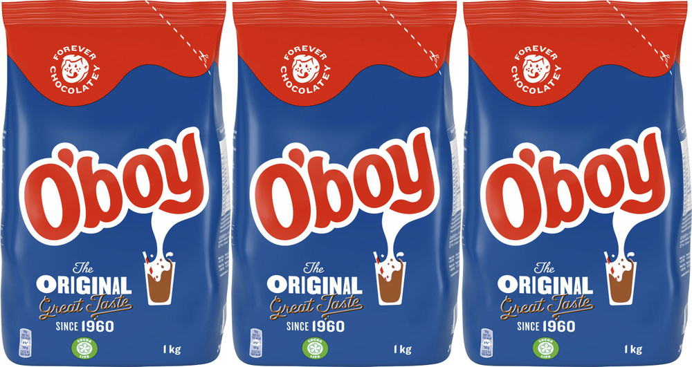 Какао порошок O'boy Original (Финляндия) 1000 гр. х 3 шт. #1