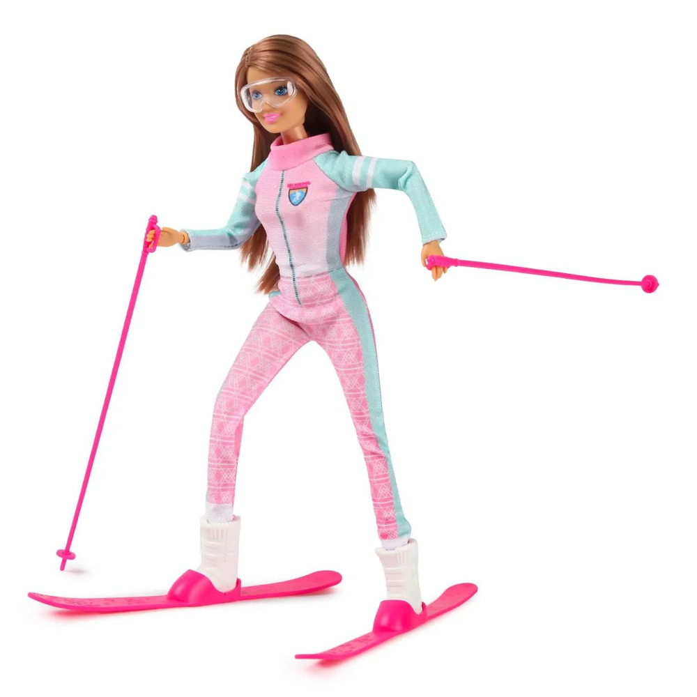 Шарнирная кукла Лыжница Барби в коробке #1