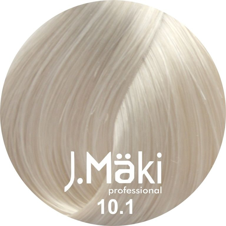 J.Maki 10.1 Пепельный светлый блондин cтойкий краситель для волос 60 мл  #1