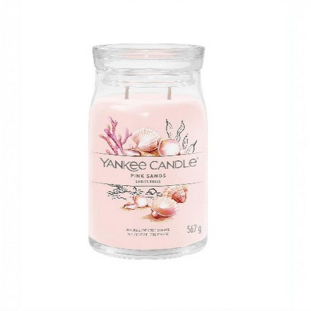 Yankee Candle Свеча ароматическая "Розовые пески", 16 см х 9 см, 1 шт  #1