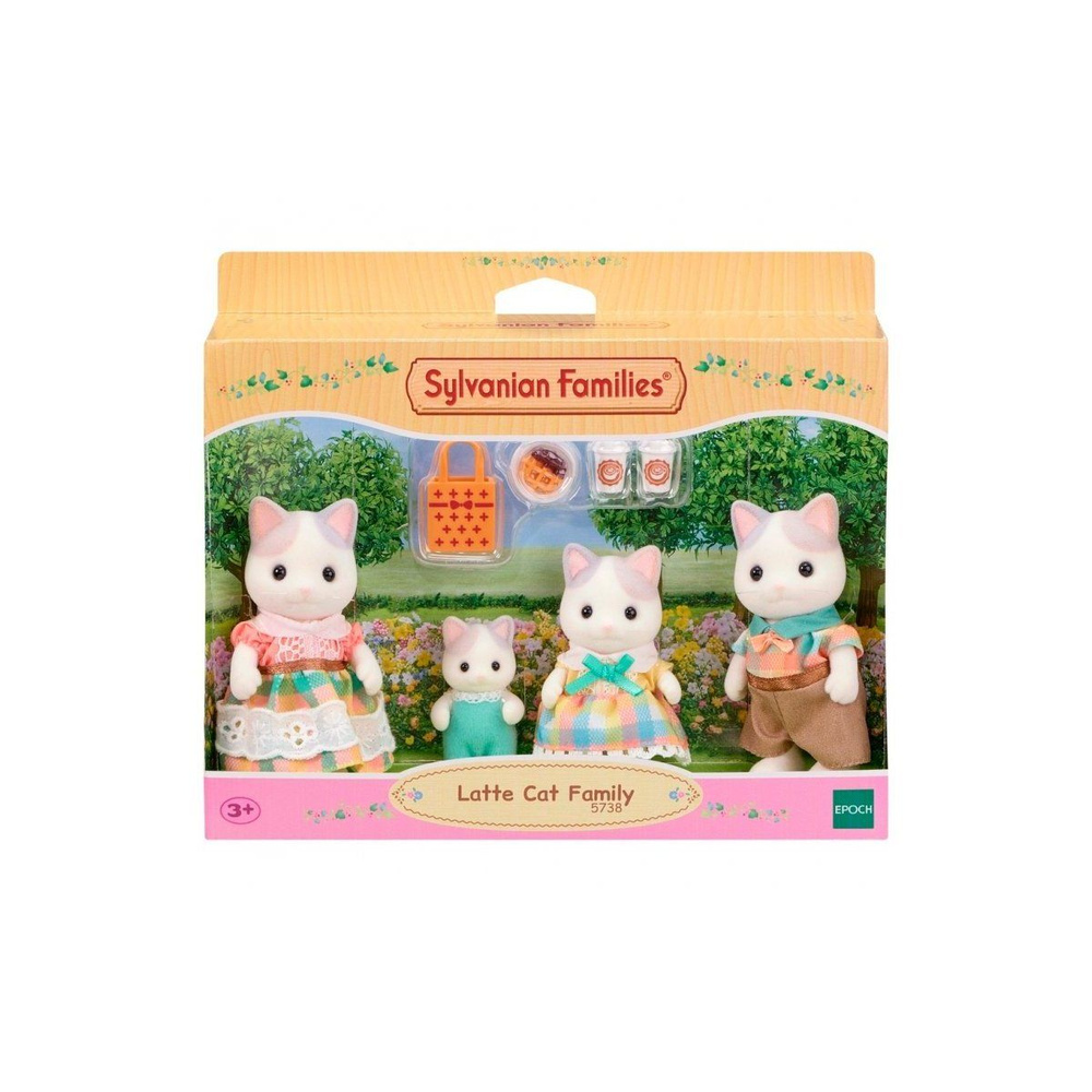 Набор Семья Латте котов Sylvanian Families #1