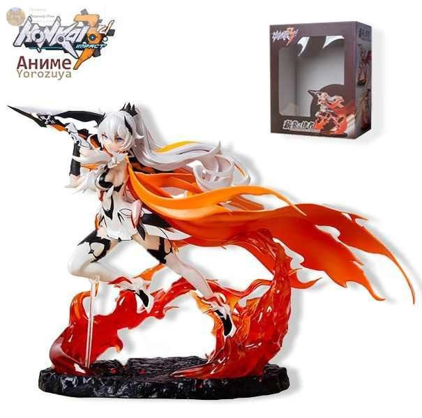 аниме фигурка Honkai Impact 3rd / Киана Каслана (Судья Пламени) ,24CM  #1