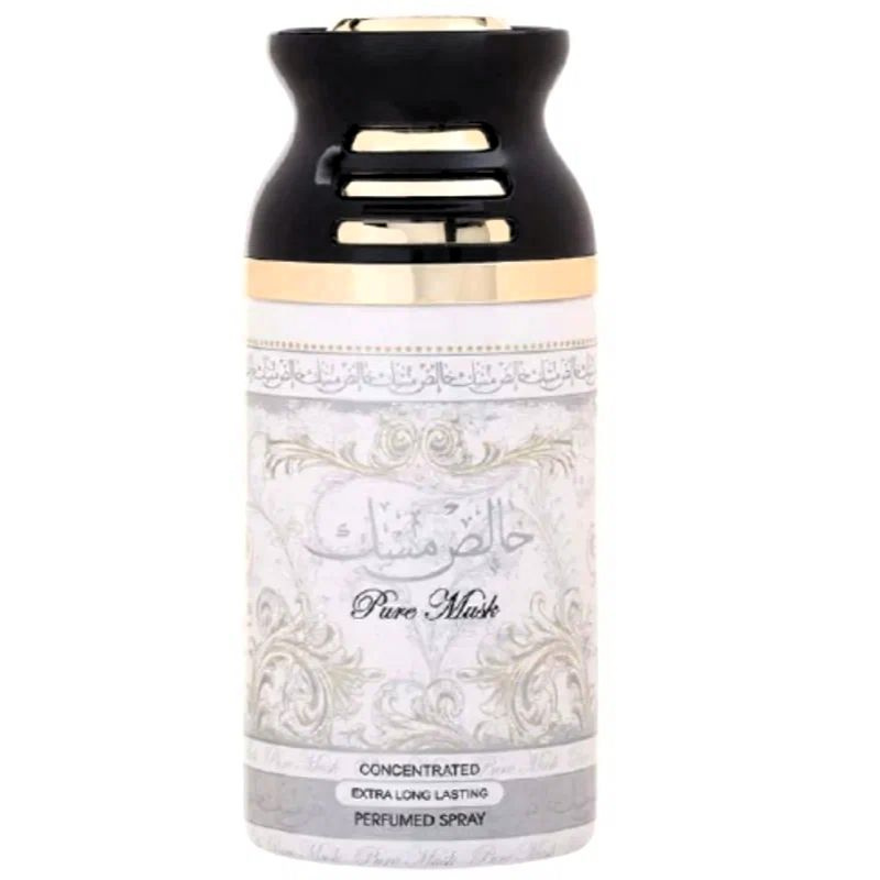 Парфюмированный спрей для тела (дезодорант) PURE MUSK / Чистый Мускус, Lattafa Perfumes  #1