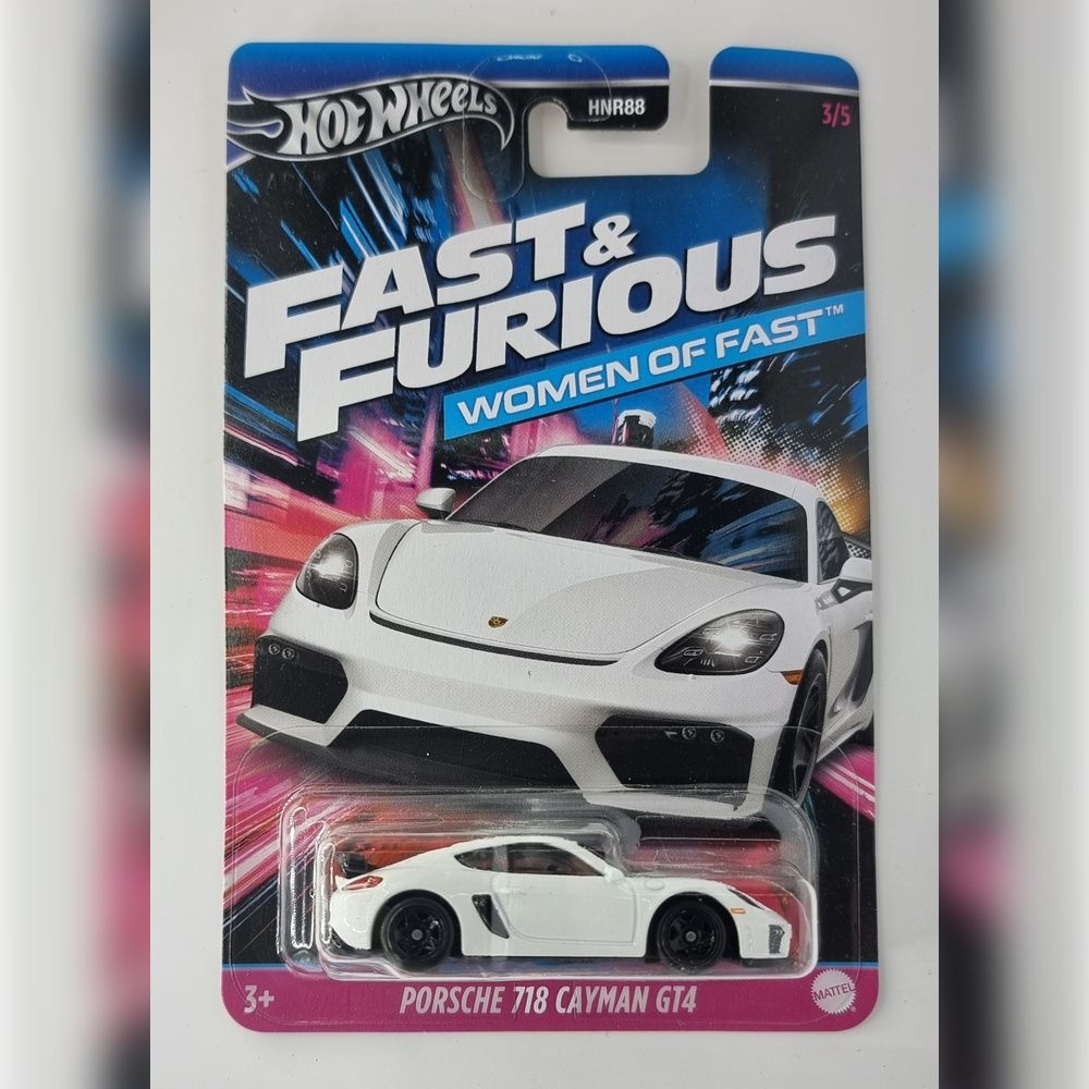 Машинка игрушечная/коллекционная PORSCHE 718 CAYMAN GT4 из фильма Форсаж(Fast&Furious) в масштабе 1:64 #1