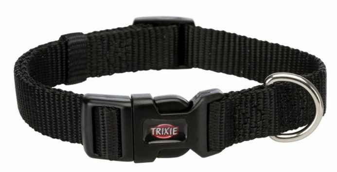 Для ежедневного использования ошейник TRIXIE Premium XXS-XS, обхват шеи 15-25 см, черный  #1