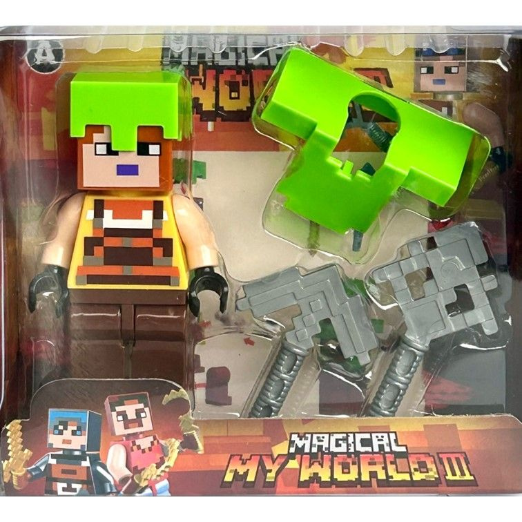 22A Конструктор minifigures Minecraft, фигурка Майнкрафт 8 см. #1