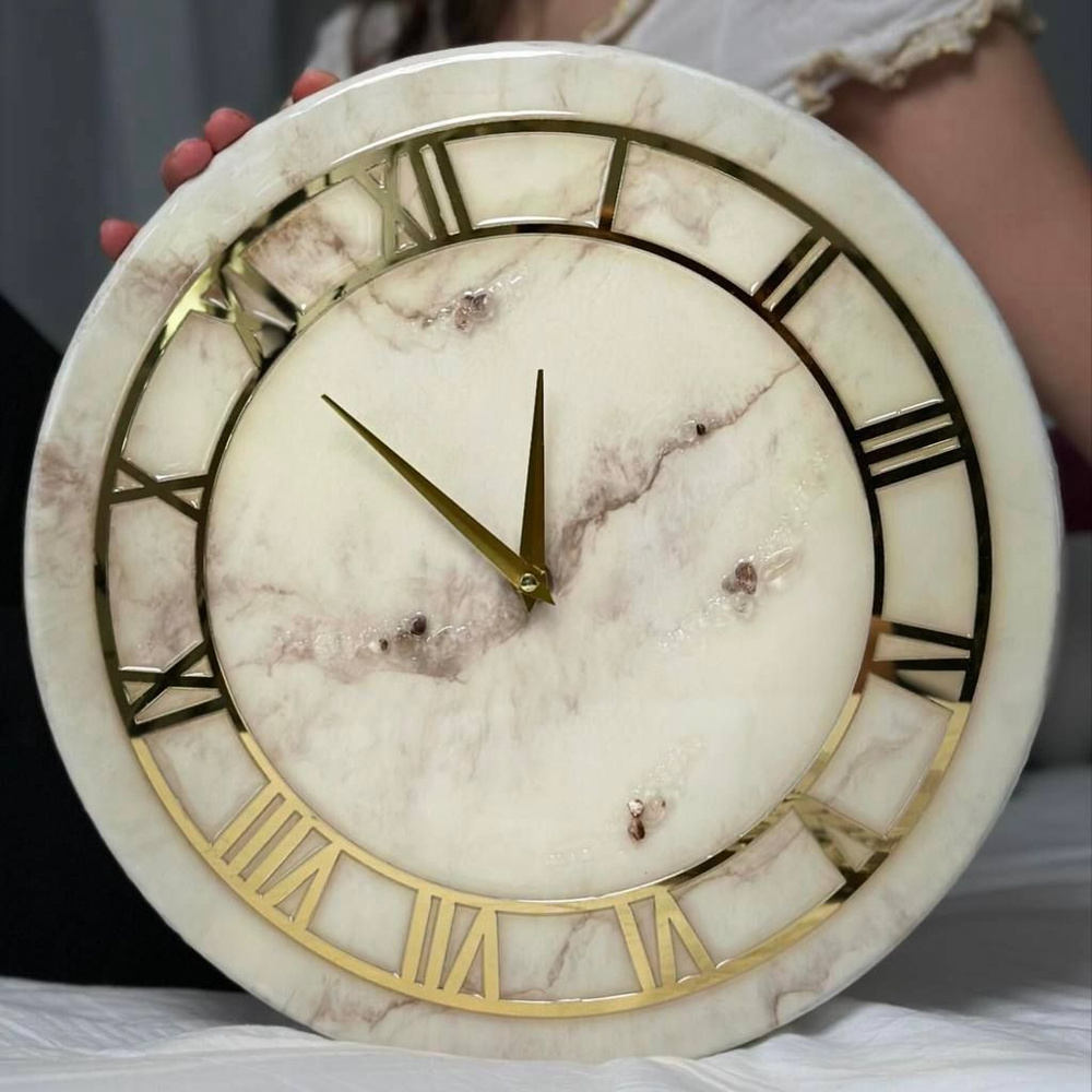 SMOLA_ART.STYLE Настенные часы, 35 см х 35 см #1
