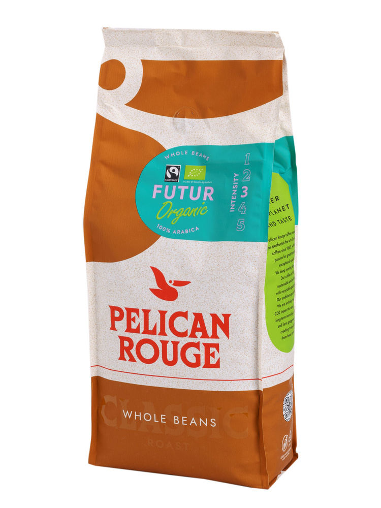 Кофе в зернах PELICAN ROUGE "FUTUR" Organic 1 кг #1