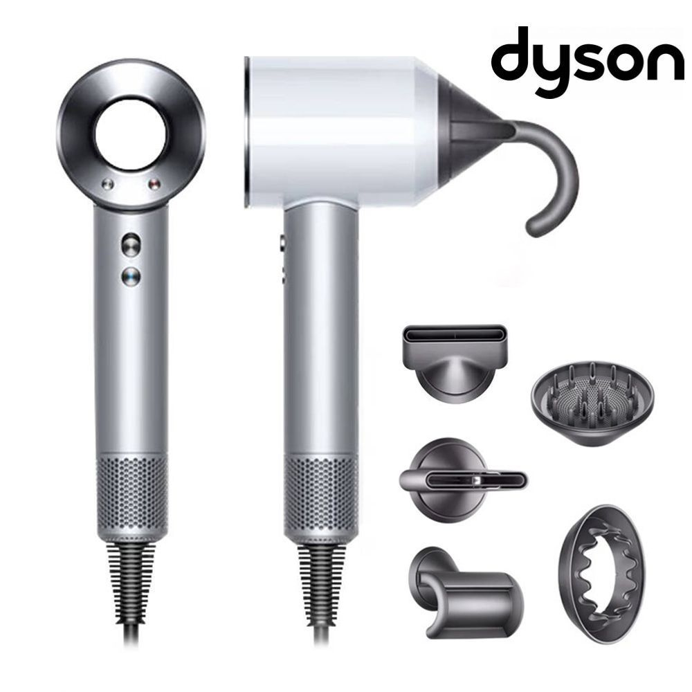 Фен для волос dyson-222-9483a2ba265c 2300 Вт, скоростей 3, кол-во насадок 5, серый  #1