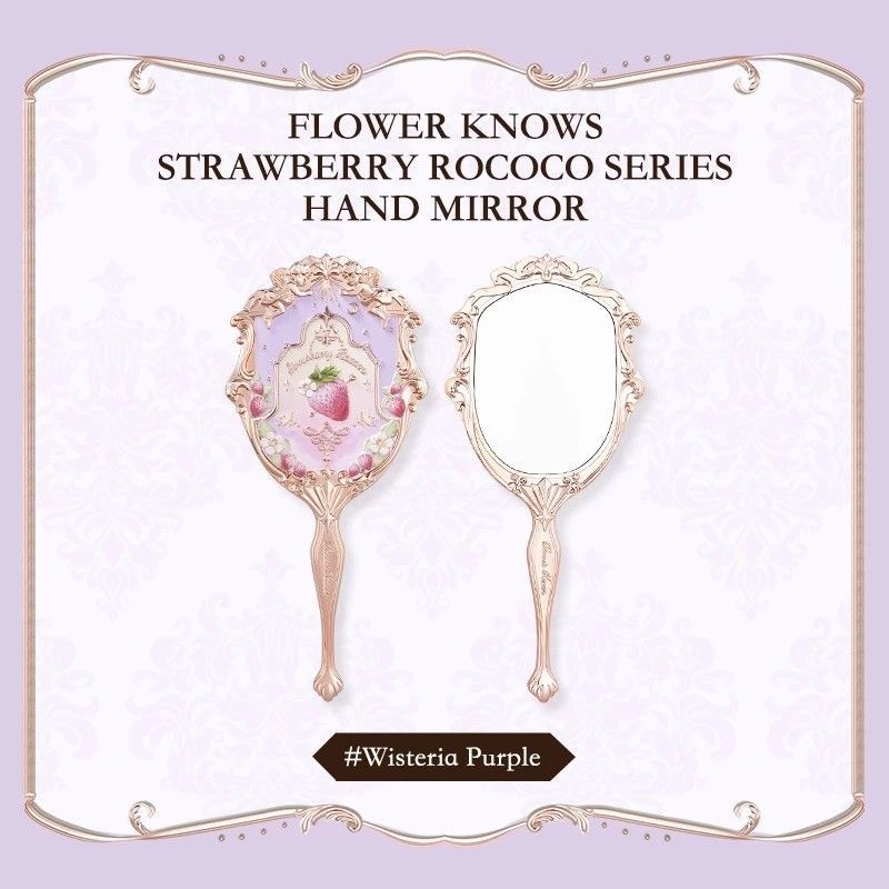 Зеркало Flower Knows серия Violet Strawberry Rococo #1