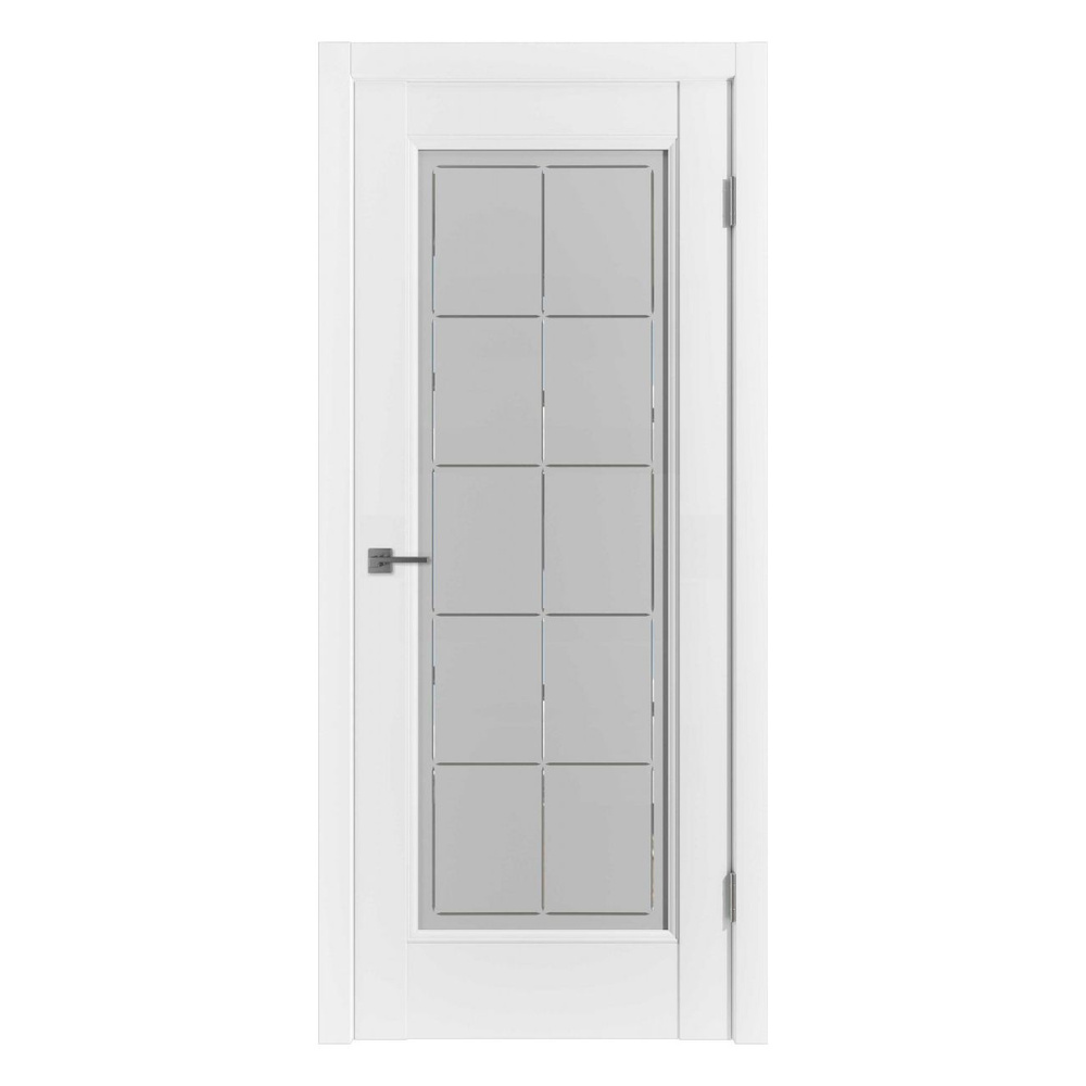 Дверь EMALEX 1 / EMALEX ICE / CRYSTAL CLOUD (900x2000) + коробка + 5 наличников  #1