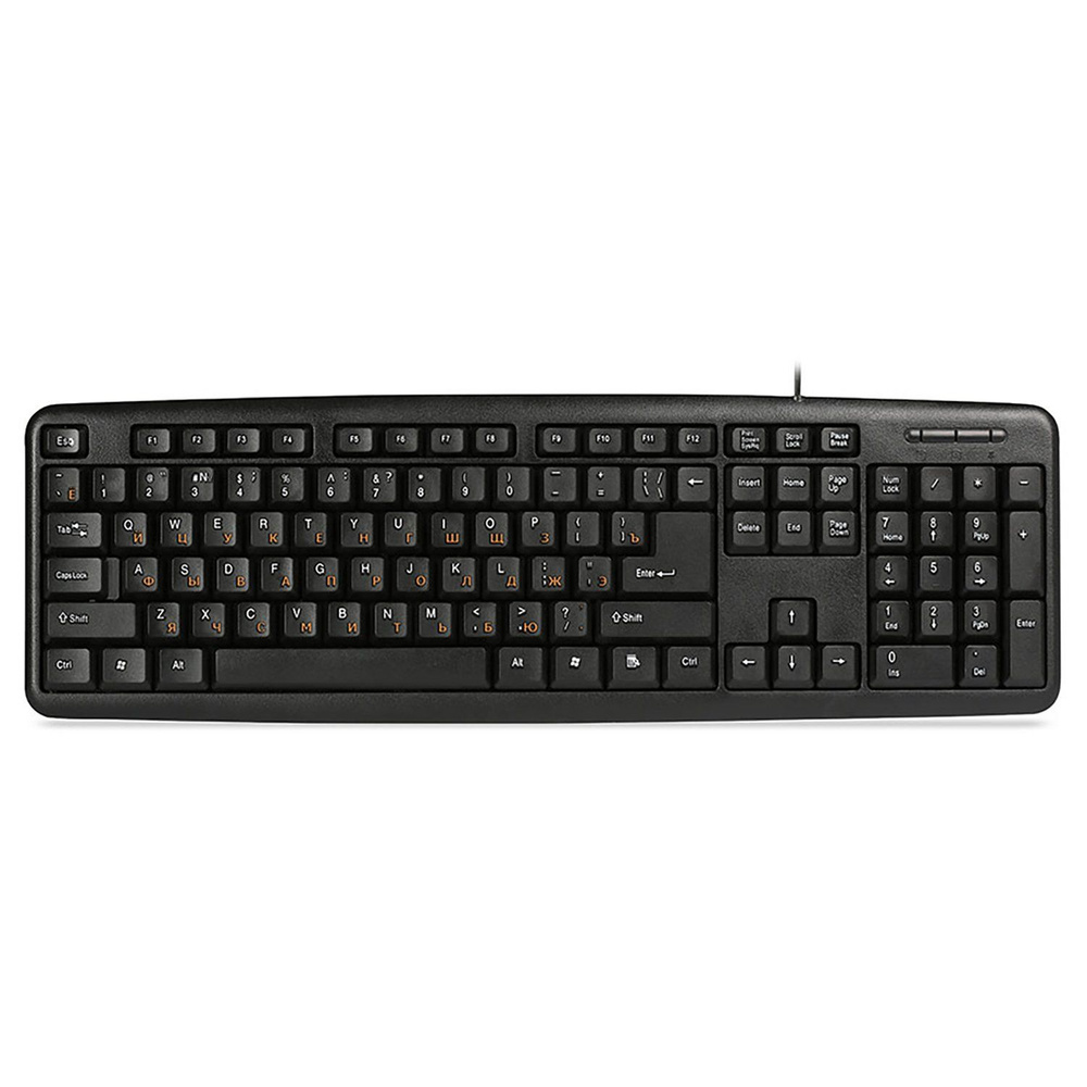 Клавиатура Smart Buy SBK-112U-K ONE 112, черная, 1 шт #1