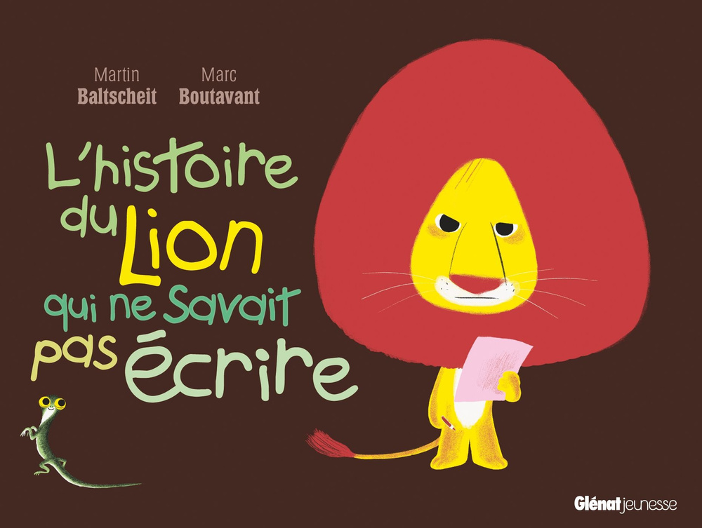 Lhistoire du lion qui ne savait pas ecrire / Книга на Французском | Baltscheit Martin  #1