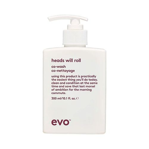 EVO Ко-вошинг для вьющихся и кудрявых волос Головокружительный Heads Will Roll Co-Wash, 300 мл  #1
