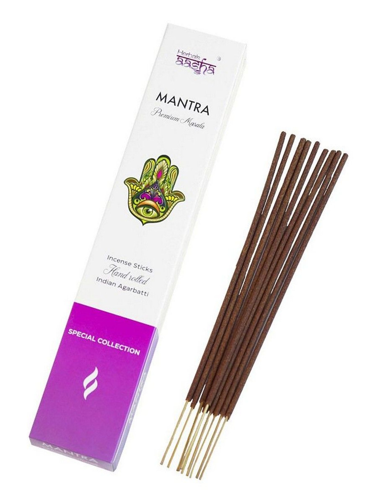 Палочки ароматические Premium Masala Mantra Incense Sticks 10шт #1
