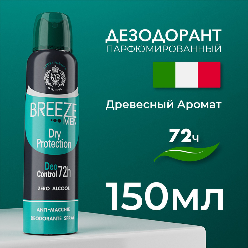 Breeze Мужской дезодорант антиперспирант аэрозоль Dry Protection 150 мл  #1