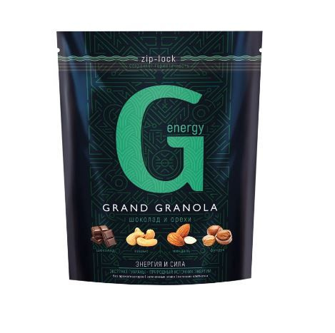 Гранола-мюсли Grand Granola G-Health хрустящая Шоколад и орехи 300г  #1