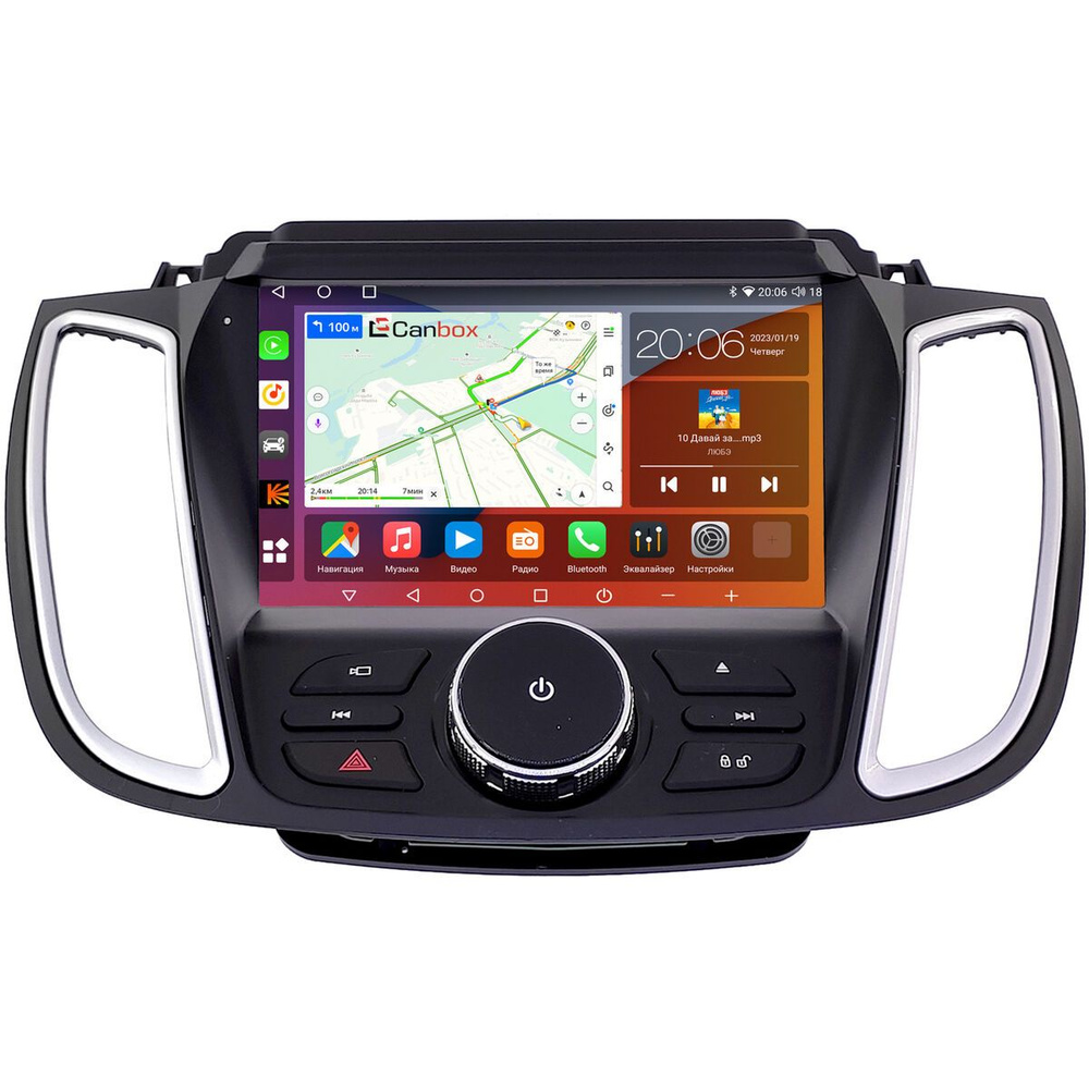 Штатная магнитола Ford C-Max 2, Escape 3, Kuga 2 (2012-2019) (для SYNC) Canbox H-Line 2K 4182-9-5857 #1