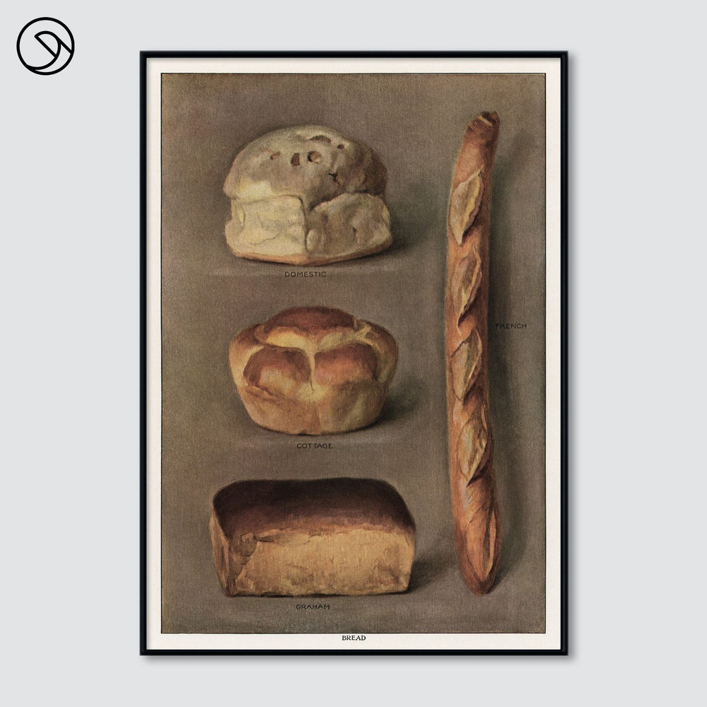 Постер в раме Postermarkt, Хлеб №1 #1