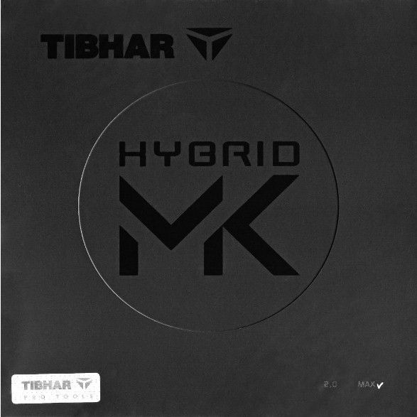 Tibhar HYBRID MK, MAX, Черный. Накладка для ракетки настольного тенниса.  #1