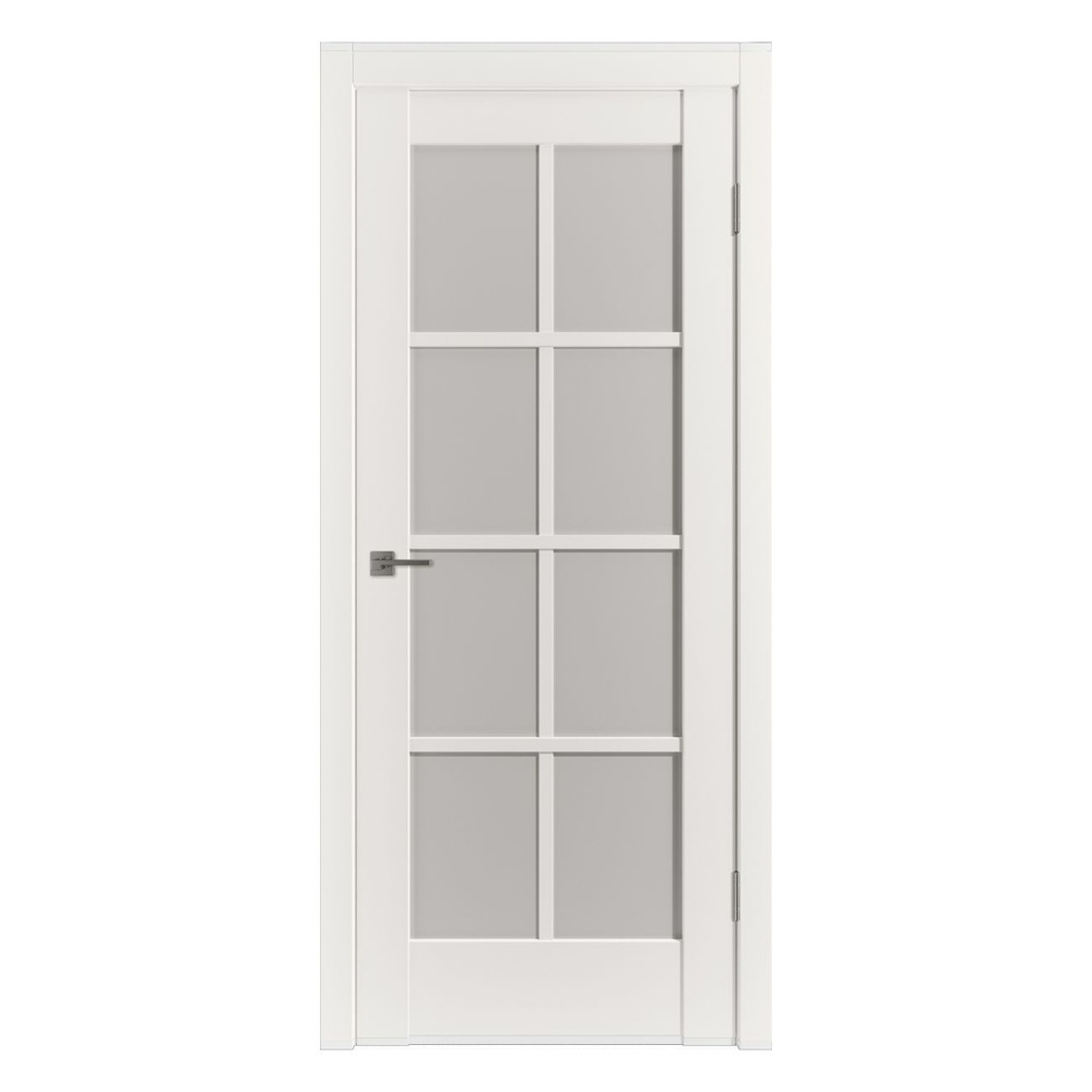 Дверь EMALEX ER1 / EMALEX MIDWHITE / WHITE CLOUD (700x2000) + коробка + 5 наличников  #1