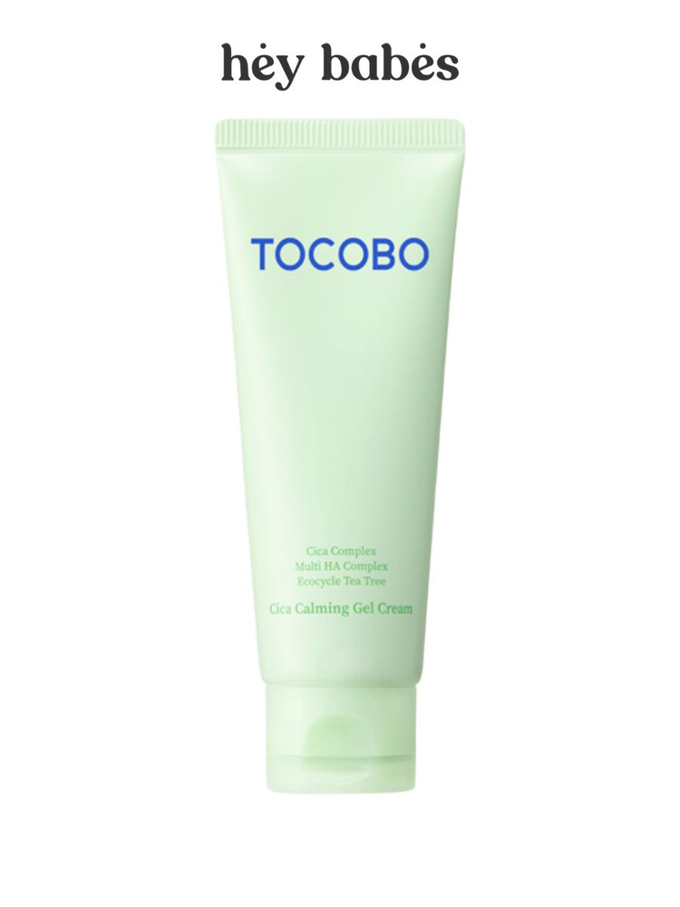 Успокаивающий крем-гель для лица с экстрактом центеллы TOCOBO Cica Calming Gel Cream  #1