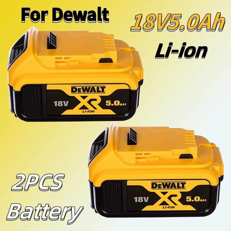 Аккумулятор DEWALT Max XR 18V 5AH DCB184 DCB205 Светодиодная оригинальная литиевая батарея  #1