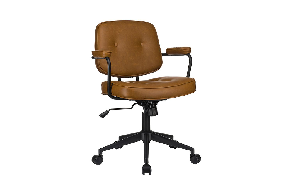 RIVA Chair Офисное кресло, Экокожа желтая (LFP3-02) #1