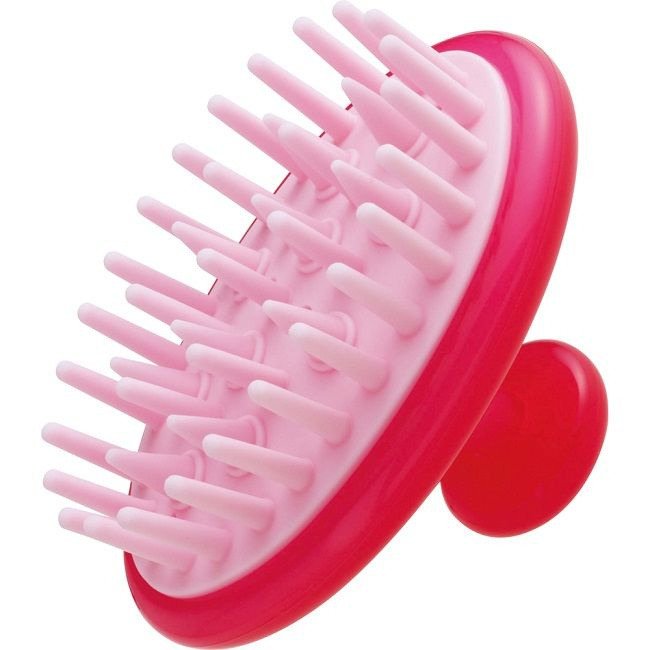 VeSS Массажёр для кожи головы Regular Type Scalp Shampoo Brush, тёмно-розовая  #1