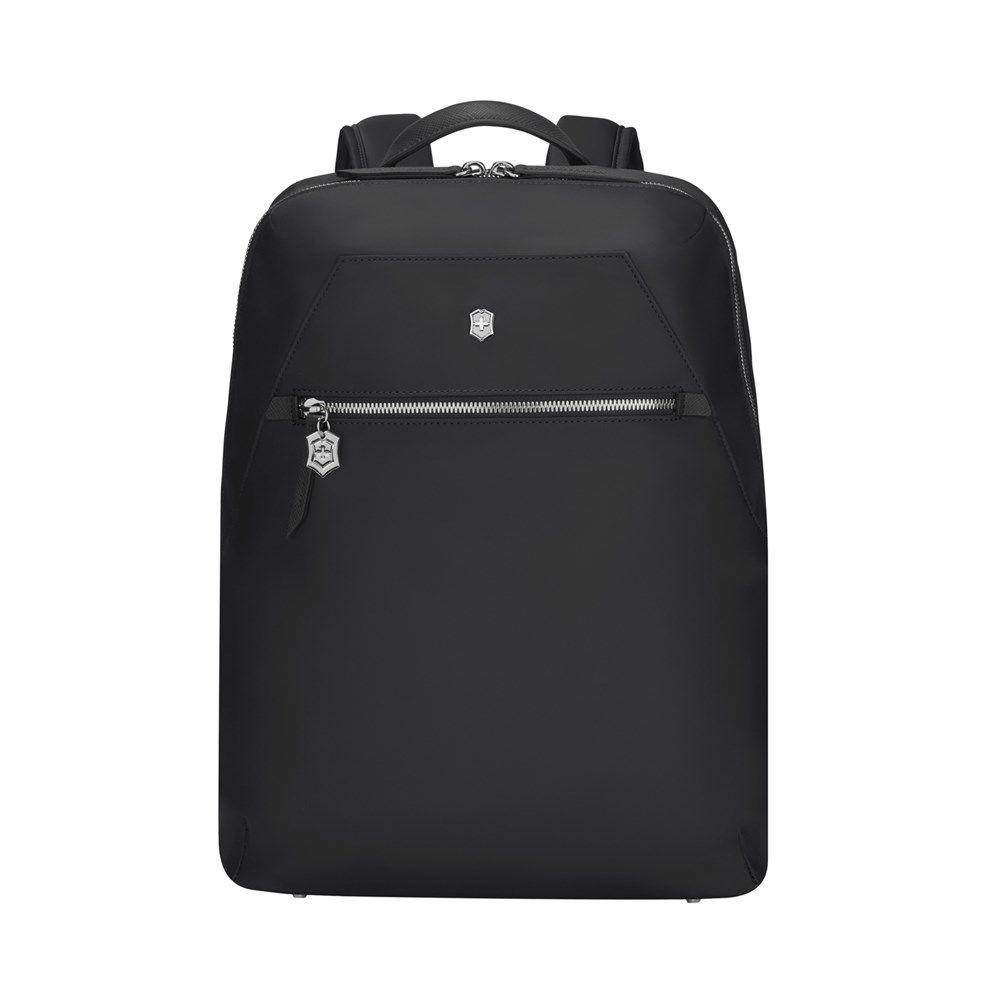 Рюкзак VICTORINOX Victoria Signature Compact Backpack, черный, нейлон/кожа, 30x16x38 см  #1