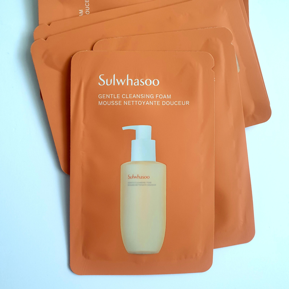 Sulwhasoo cleansing foam-Очищающая пенка для умывания с экстрактом каштана(4ml.x5шт.)  #1