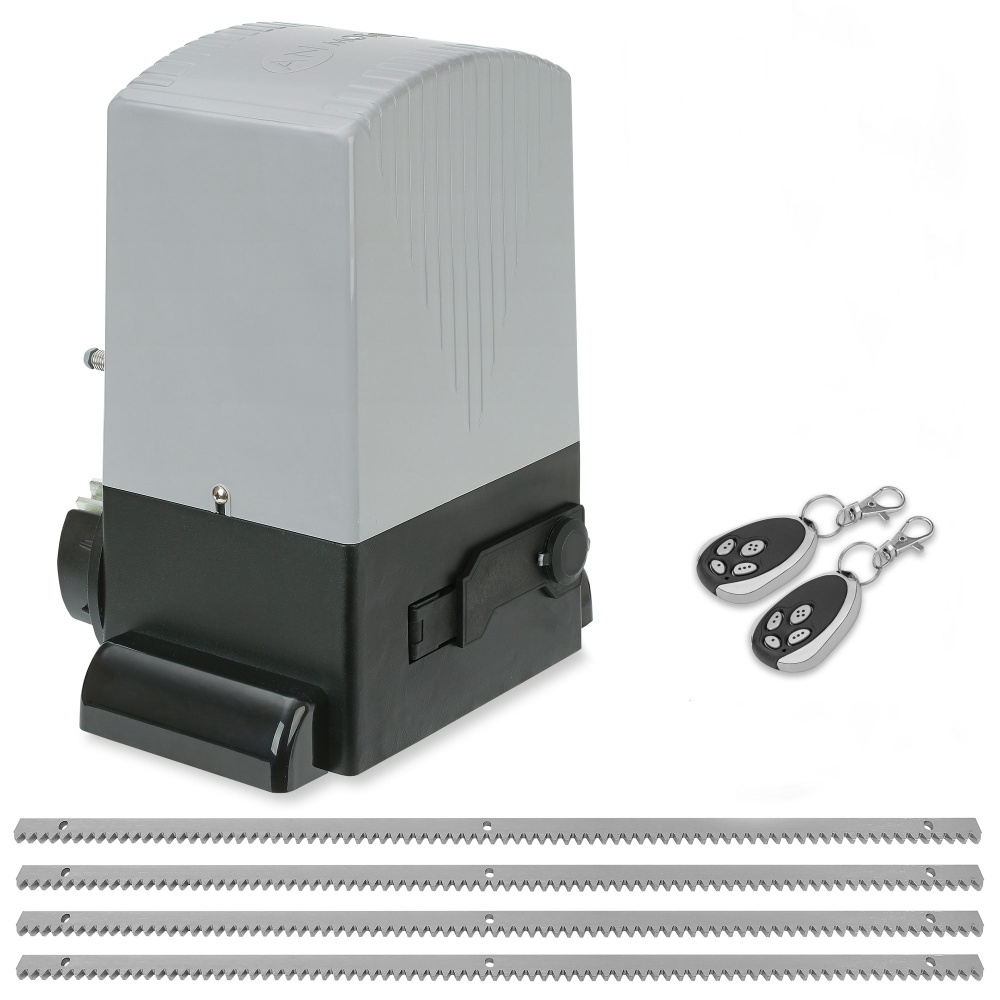 Автоматика для откатных ворот AN-Motors ASL500KIT1-4: привод, 2 пульта, рейка зубчатая ROA8 - 4 шт  #1