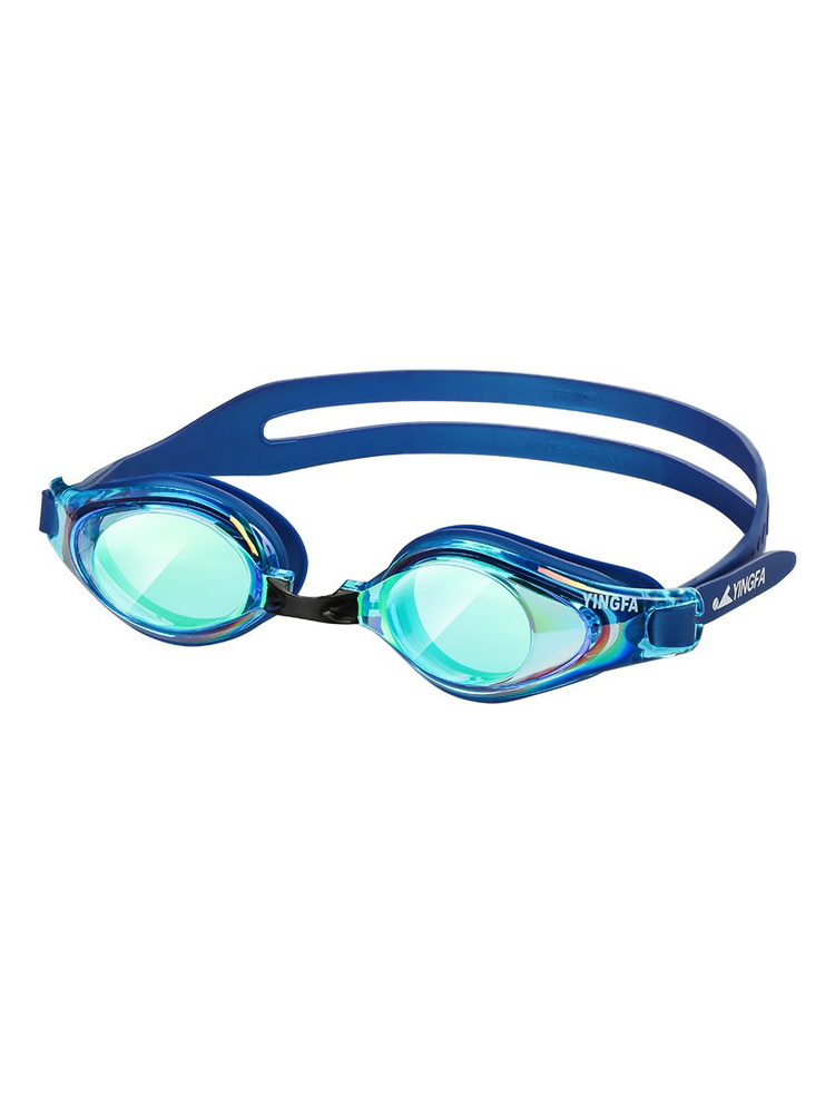 Yingfa Mirror Goggle, очки для плавания зеркальные (03) голубой, one size  #1