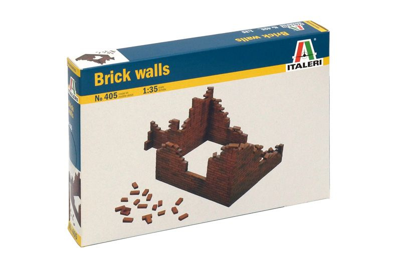 0405 Аксессуары Сборная модель Brick Walls 1/35 #1